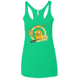 T-Shirts Envy / X-Small Cooking Time Women's Triblend Racerback Tank