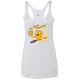 T-Shirts Heather White / X-Small Cooking Time Women's Triblend Racerback Tank