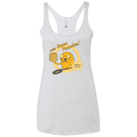 T-Shirts Heather White / X-Small Cooking Time Women's Triblend Racerback Tank