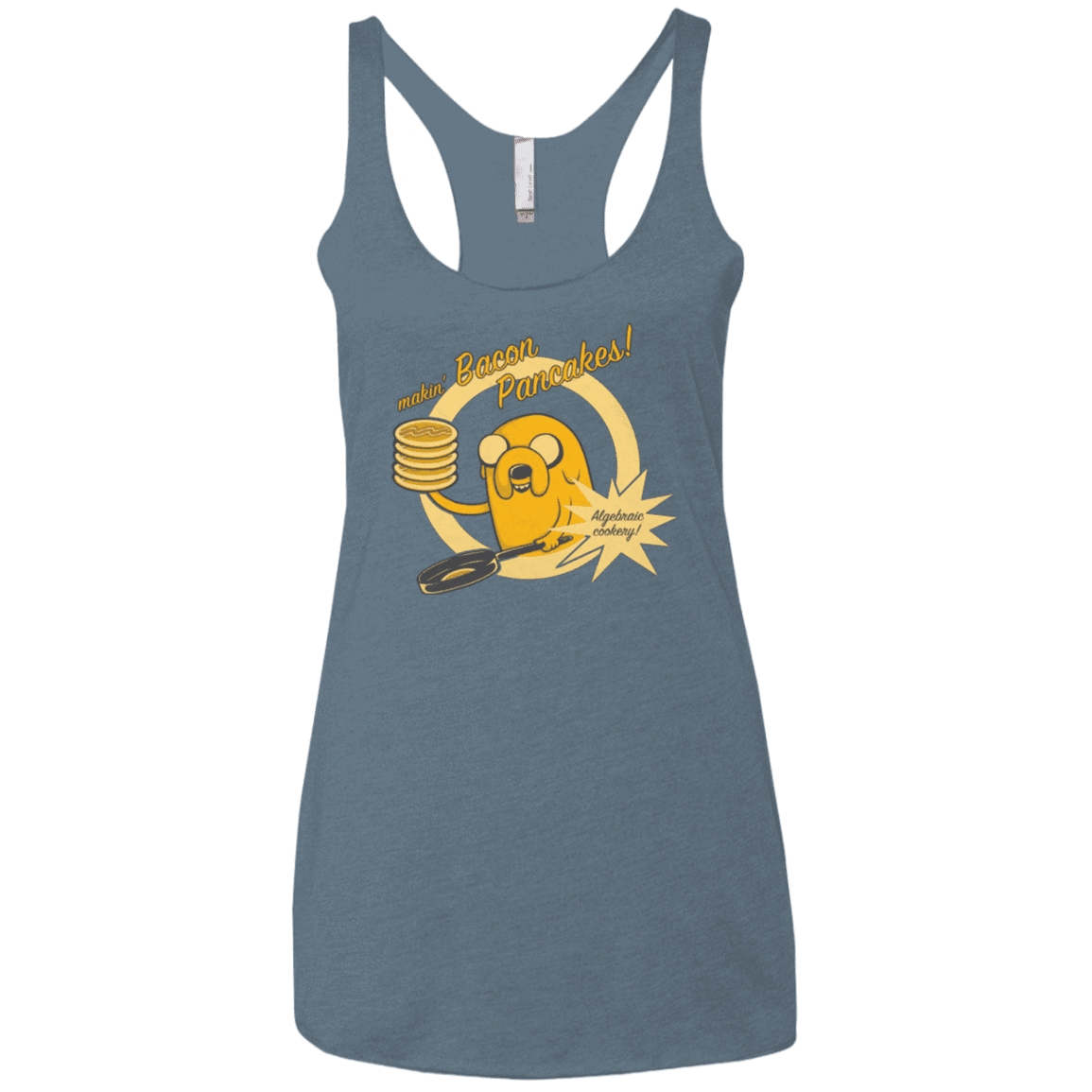 T-Shirts Indigo / X-Small Cooking Time Women's Triblend Racerback Tank