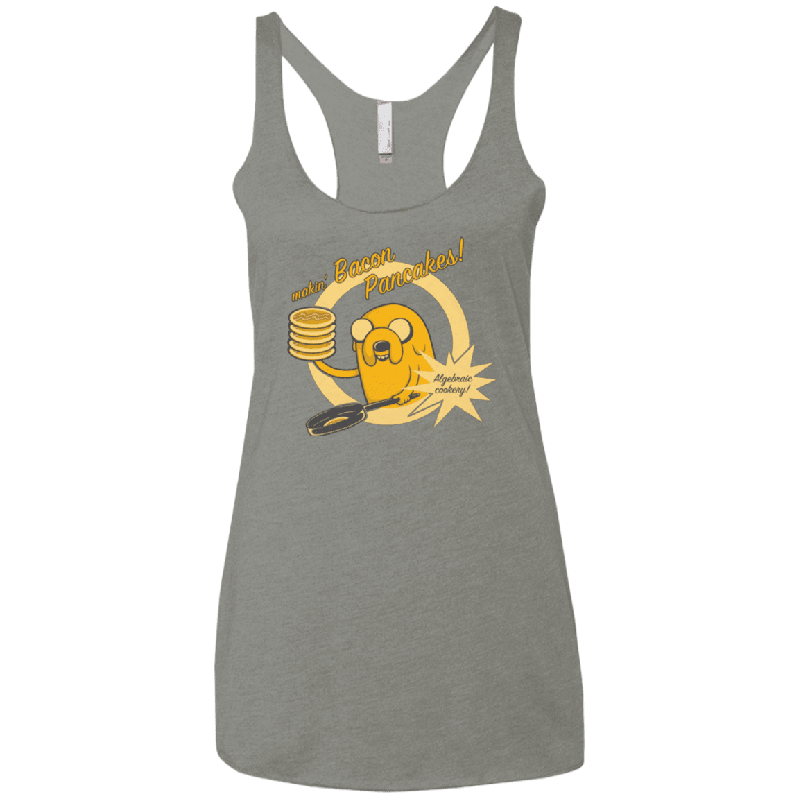 T-Shirts Venetian Grey / X-Small Cooking Time Women's Triblend Racerback Tank