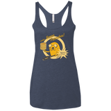 T-Shirts Vintage Navy / X-Small Cooking Time Women's Triblend Racerback Tank