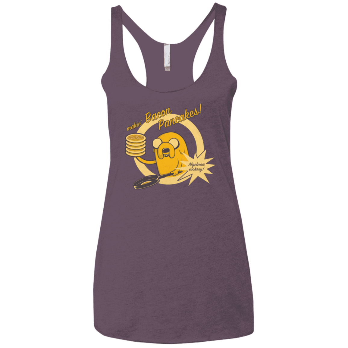 T-Shirts Vintage Purple / X-Small Cooking Time Women's Triblend Racerback Tank