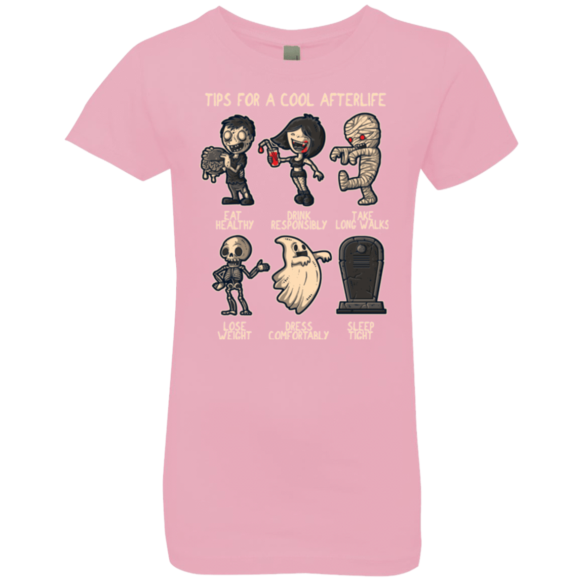 T-Shirts Light Pink / YXS Cool Afterlife Girls Premium T-Shirt