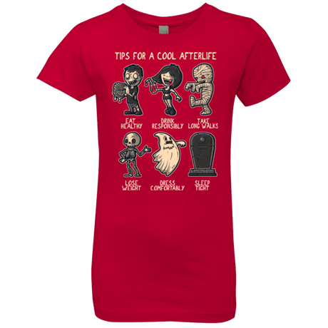 T-Shirts Red / YXS Cool Afterlife Girls Premium T-Shirt