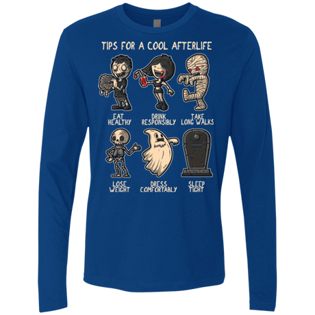 T-Shirts Royal / Small Cool Afterlife Men's Premium Long Sleeve