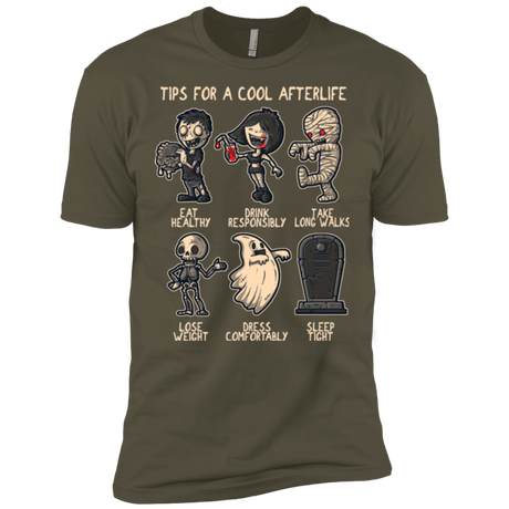 T-Shirts Military Green / X-Small Cool Afterlife Men's Premium T-Shirt