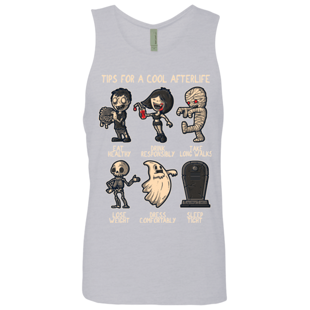 T-Shirts Heather Grey / Small Cool Afterlife Men's Premium Tank Top