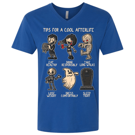 T-Shirts Royal / X-Small Cool Afterlife Men's Premium V-Neck