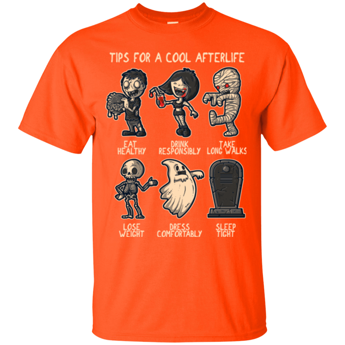 T-Shirts Orange / Small Cool Afterlife T-Shirt