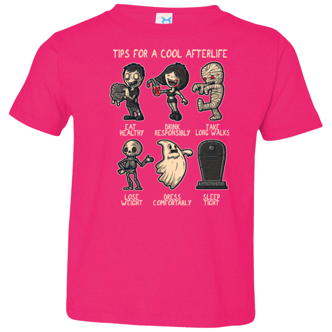 T-Shirts Hot Pink / 2T Cool Afterlife Toddler Premium T-Shirt