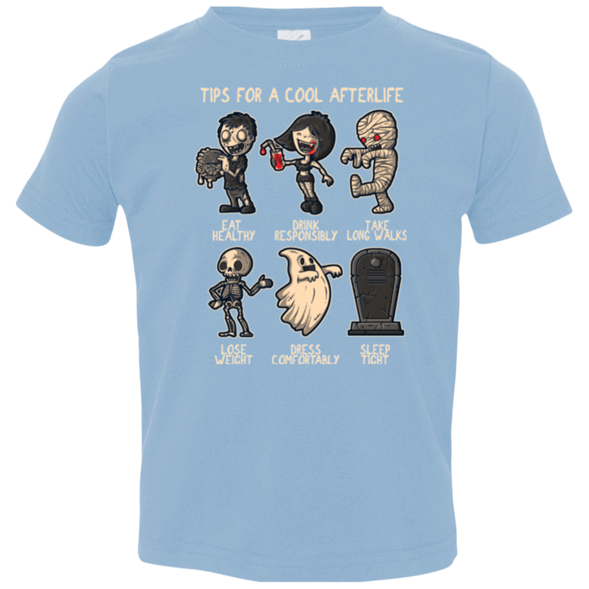 T-Shirts Light Blue / 2T Cool Afterlife Toddler Premium T-Shirt