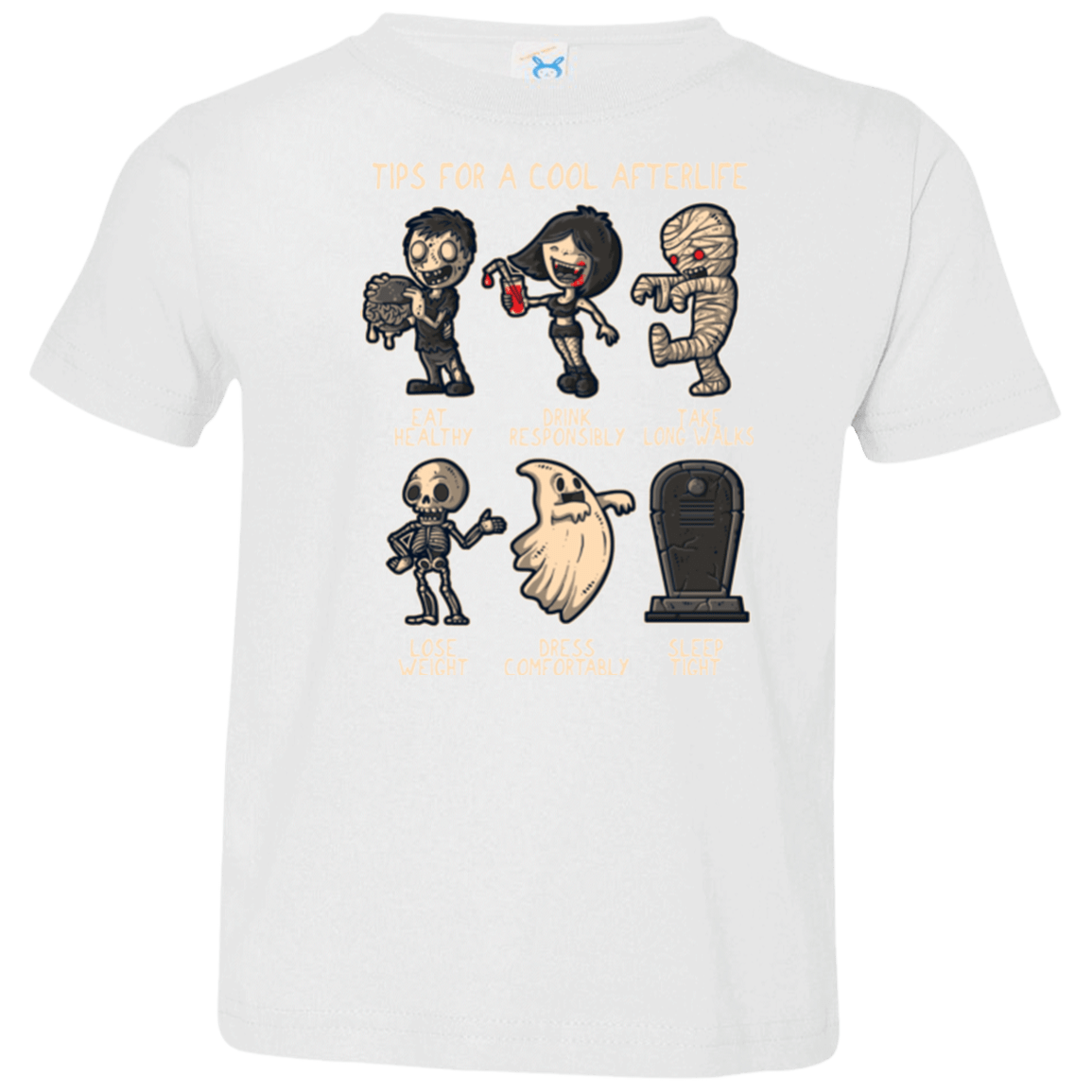 T-Shirts White / 2T Cool Afterlife Toddler Premium T-Shirt