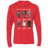 T-Shirts Vintage Red / X-Small Cool Afterlife Triblend Long Sleeve Hoodie Tee