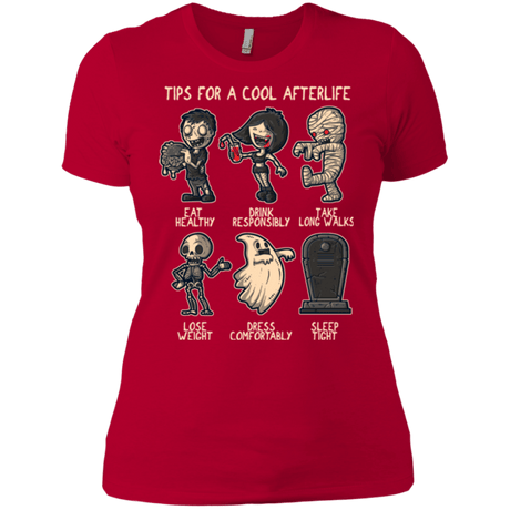 T-Shirts Red / X-Small Cool Afterlife Women's Premium T-Shirt