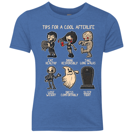 T-Shirts Vintage Royal / YXS Cool Afterlife Youth Triblend T-Shirt