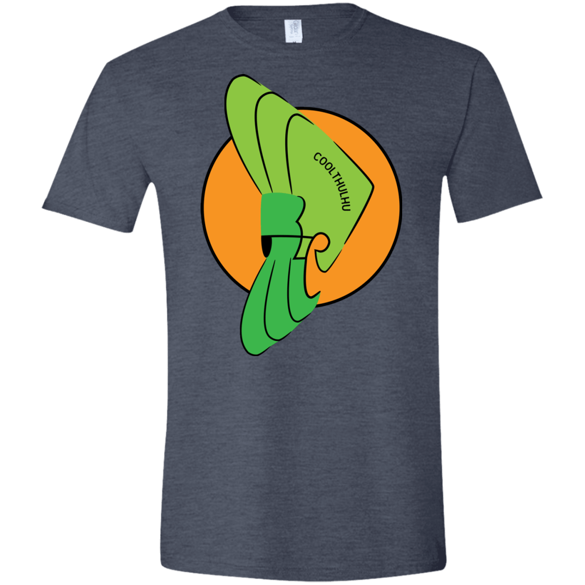 T-Shirts Heather Navy / S Coolthulhu Men's Semi-Fitted Softstyle