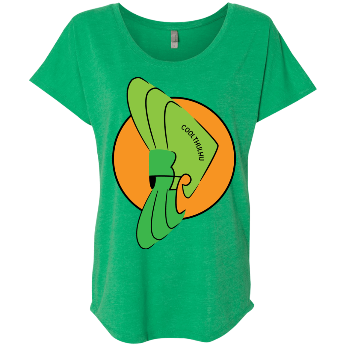 T-Shirts Envy / X-Small Coolthulhu Triblend Dolman Sleeve