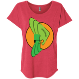 T-Shirts Vintage Red / X-Small Coolthulhu Triblend Dolman Sleeve