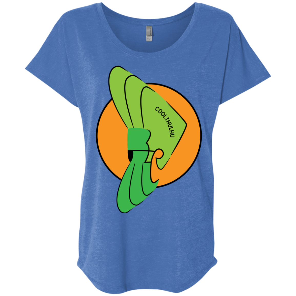 T-Shirts Vintage Royal / X-Small Coolthulhu Triblend Dolman Sleeve