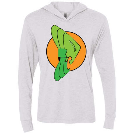 T-Shirts Heather White / X-Small Coolthulhu Triblend Long Sleeve Hoodie Tee