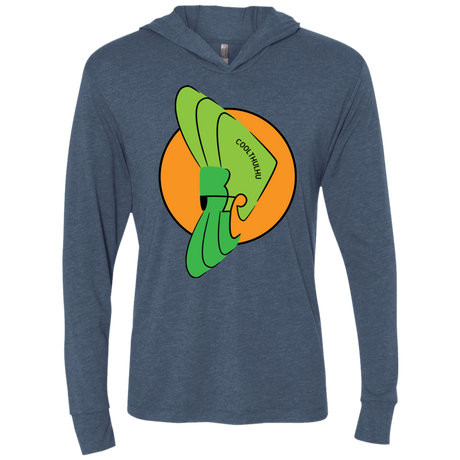 T-Shirts Indigo / X-Small Coolthulhu Triblend Long Sleeve Hoodie Tee