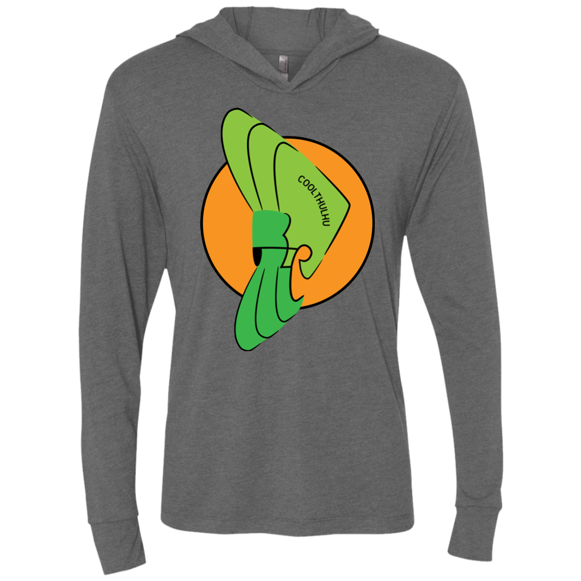T-Shirts Premium Heather / X-Small Coolthulhu Triblend Long Sleeve Hoodie Tee