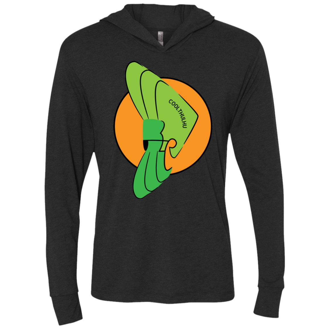 T-Shirts Vintage Black / X-Small Coolthulhu Triblend Long Sleeve Hoodie Tee