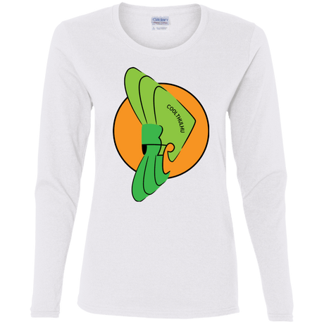 T-Shirts White / S Coolthulhu Women's Long Sleeve T-Shirt