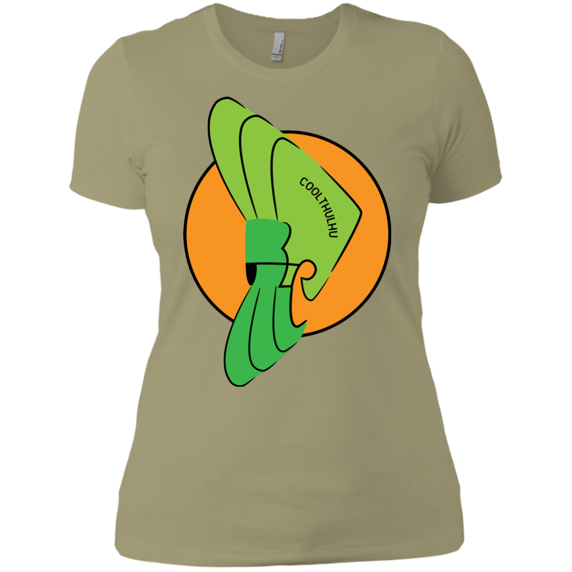 T-Shirts Light Olive / X-Small Coolthulhu Women's Premium T-Shirt