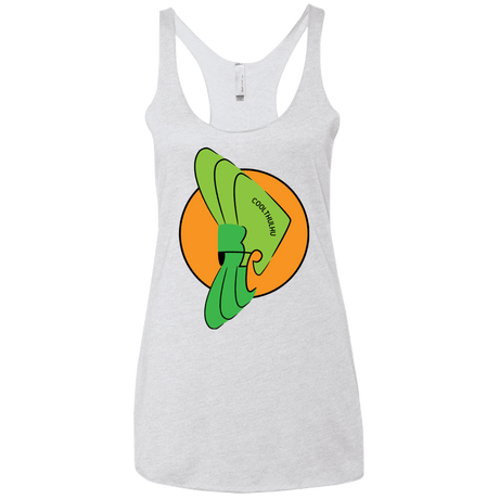 T-Shirts Heather White / X-Small Coolthulhu Women's Triblend Racerback Tank