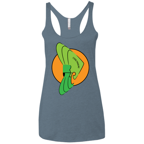 T-Shirts Indigo / X-Small Coolthulhu Women's Triblend Racerback Tank