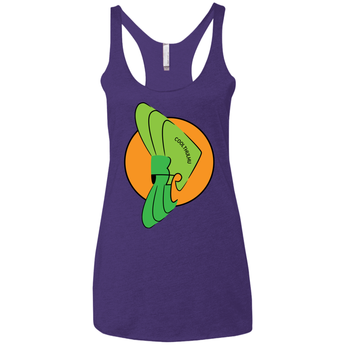T-Shirts Purple Rush / X-Small Coolthulhu Women's Triblend Racerback Tank