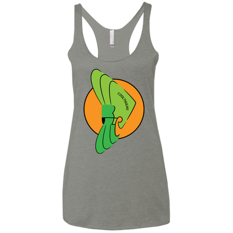 T-Shirts Venetian Grey / X-Small Coolthulhu Women's Triblend Racerback Tank