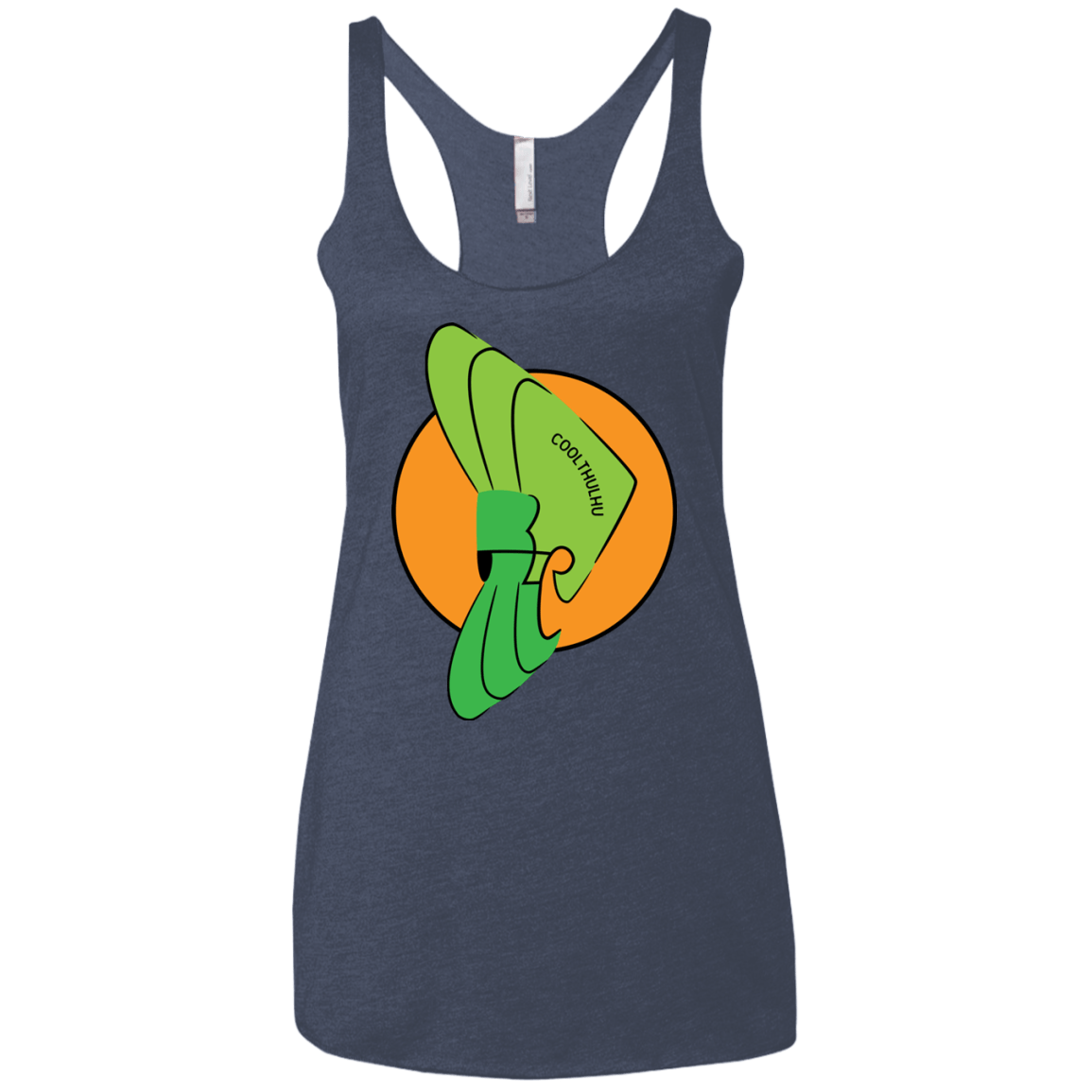 T-Shirts Vintage Navy / X-Small Coolthulhu Women's Triblend Racerback Tank