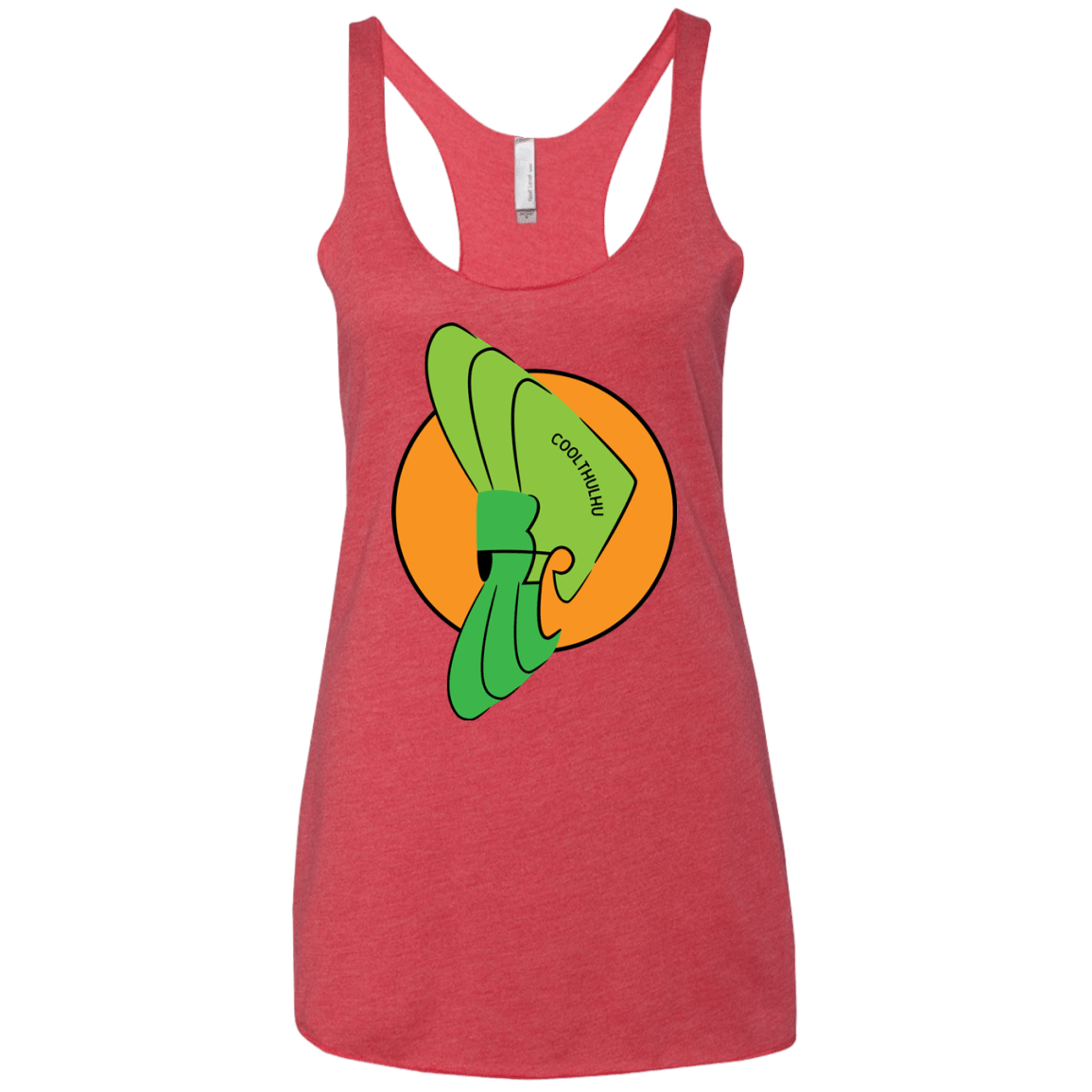 T-Shirts Vintage Red / X-Small Coolthulhu Women's Triblend Racerback Tank