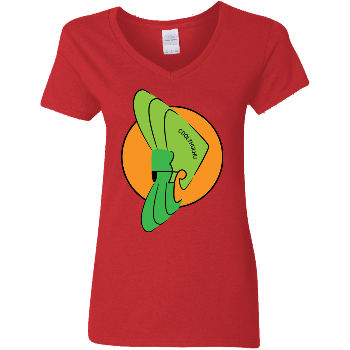 T-Shirts Red / S Coolthulhu Women's V-Neck T-Shirt