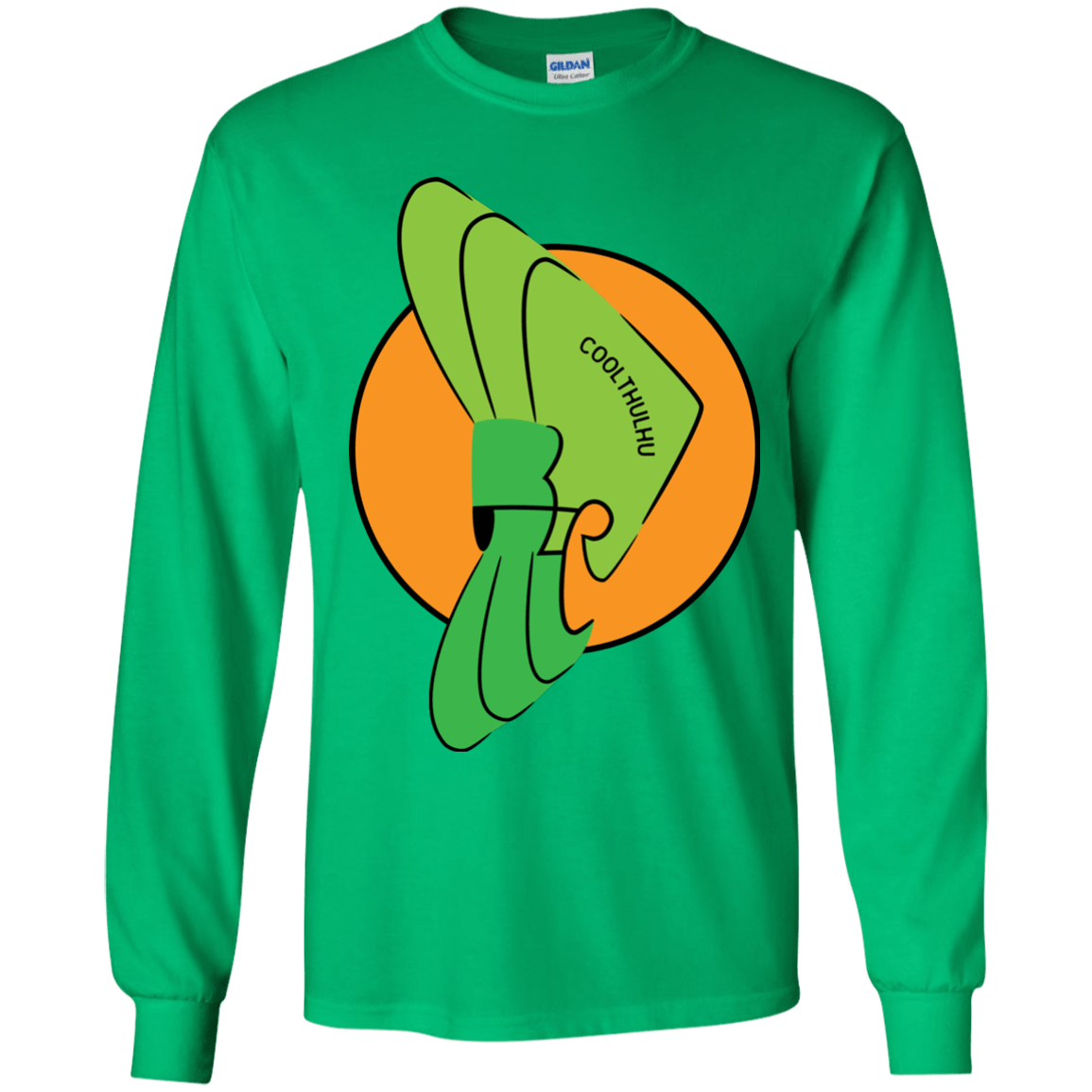 T-Shirts Irish Green / YS Coolthulhu Youth Long Sleeve T-Shirt