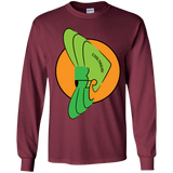 T-Shirts Maroon / YS Coolthulhu Youth Long Sleeve T-Shirt