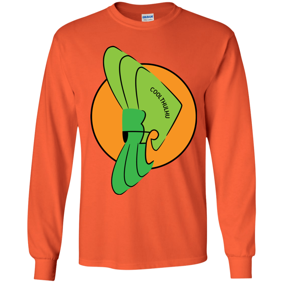 T-Shirts Orange / YS Coolthulhu Youth Long Sleeve T-Shirt