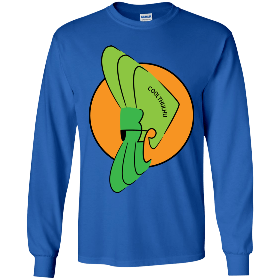 T-Shirts Royal / YS Coolthulhu Youth Long Sleeve T-Shirt