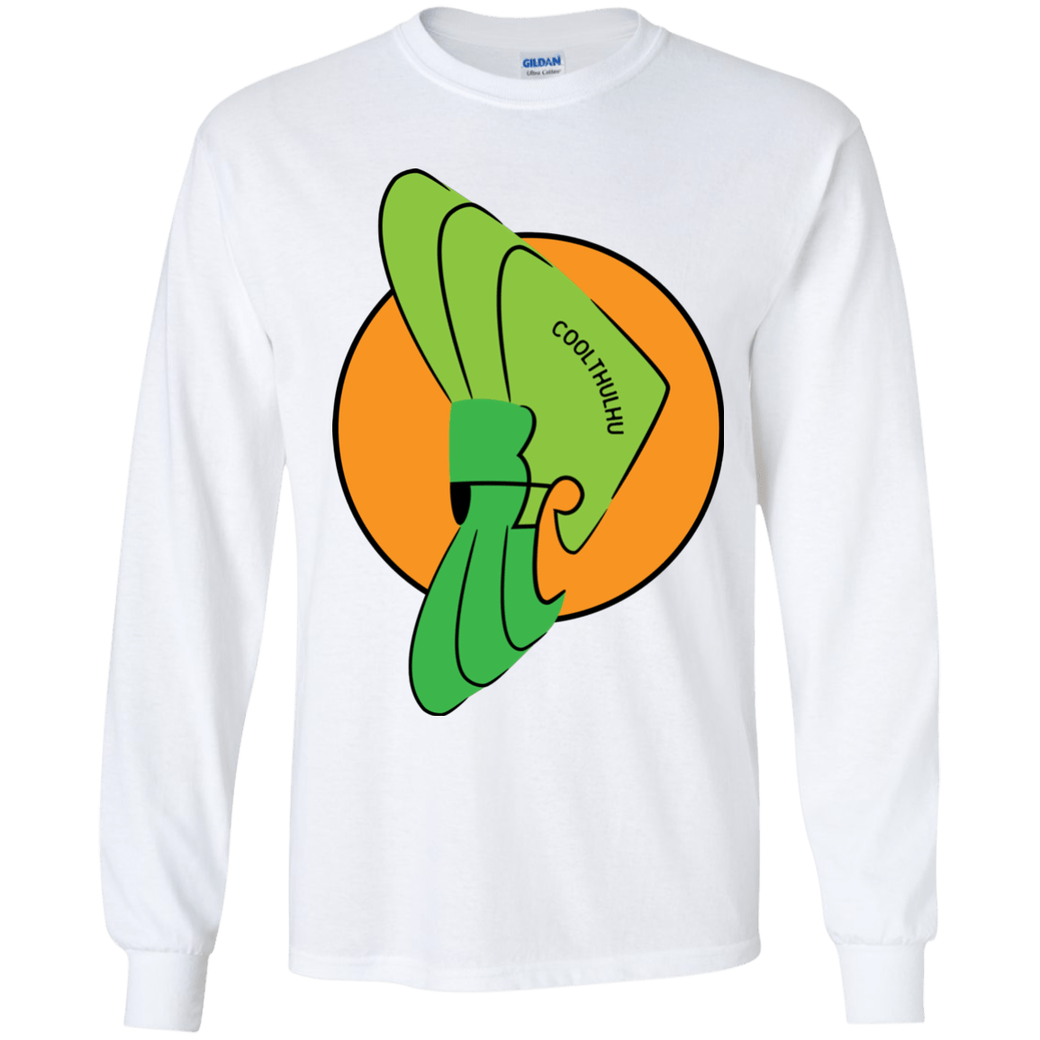 T-Shirts White / YS Coolthulhu Youth Long Sleeve T-Shirt