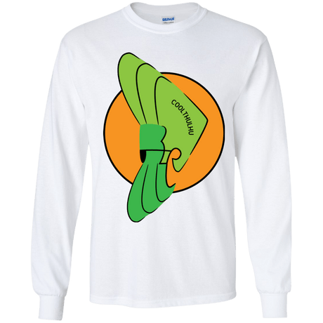 T-Shirts White / YS Coolthulhu Youth Long Sleeve T-Shirt