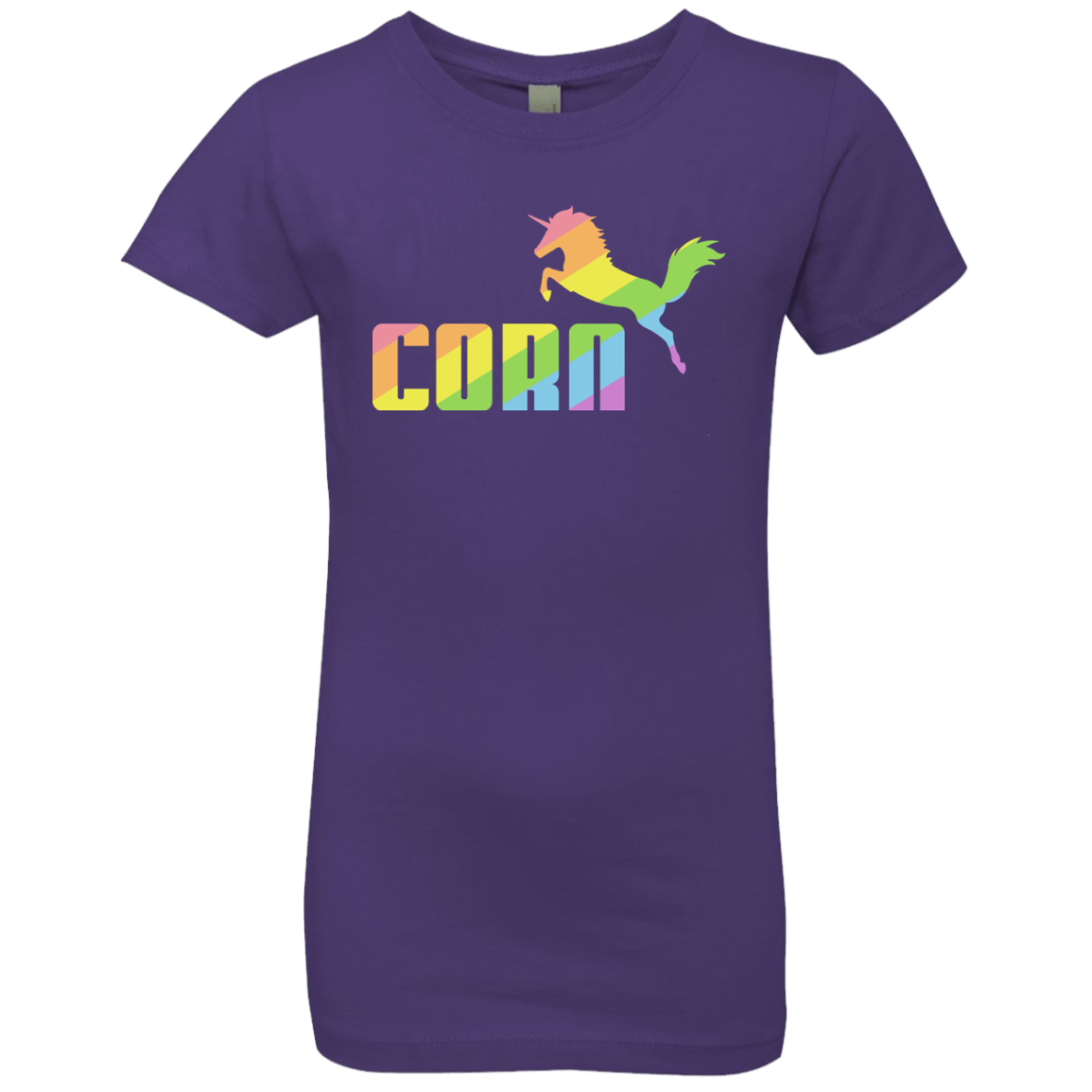 T-Shirts Purple Rush / YXS Corn Girls Premium T-Shirt