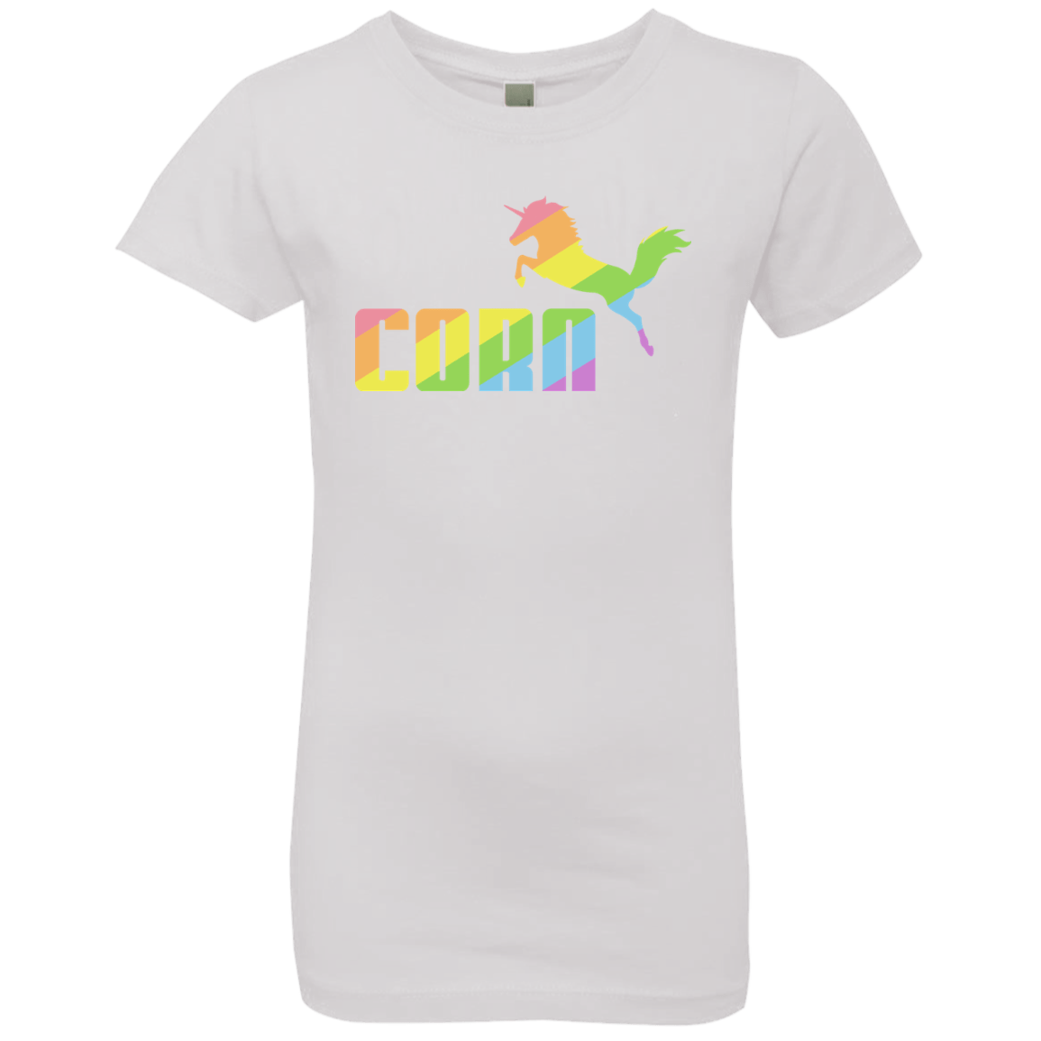 T-Shirts White / YXS Corn Girls Premium T-Shirt