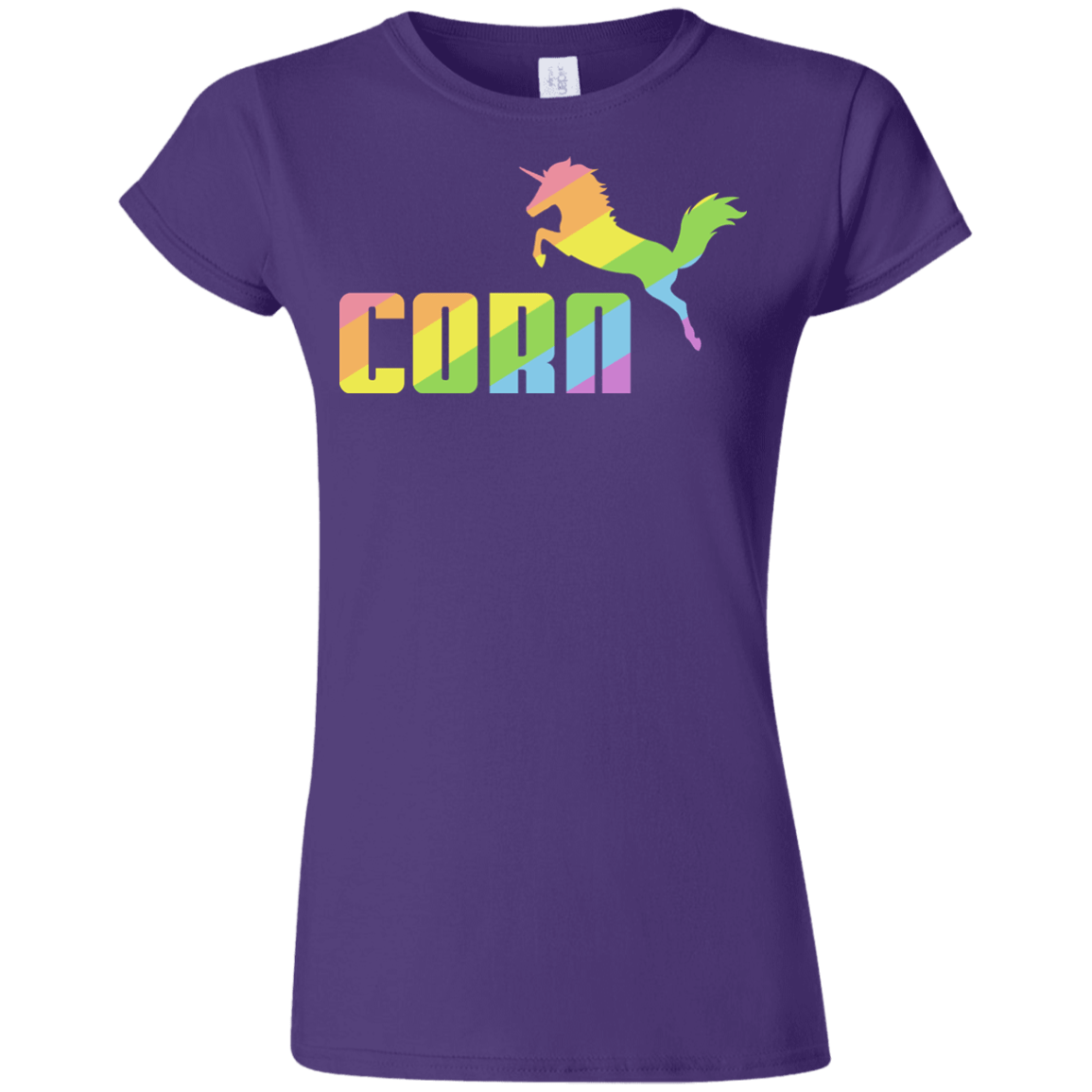 T-Shirts Purple / S Corn Junior Slimmer-Fit T-Shirt