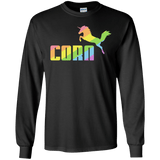 T-Shirts Black / S Corn Men's Long Sleeve T-Shirt