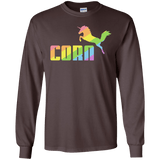 T-Shirts Dark Chocolate / S Corn Men's Long Sleeve T-Shirt