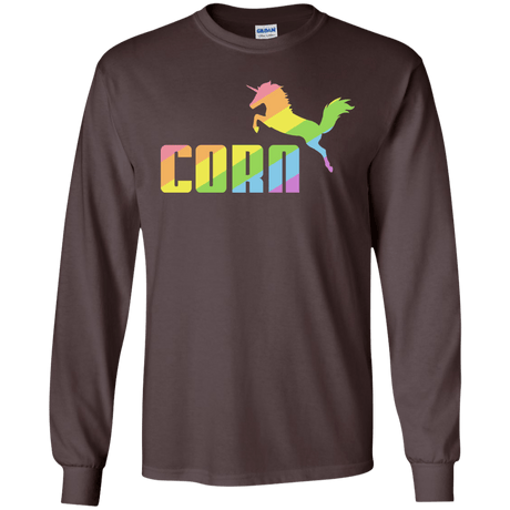 T-Shirts Dark Chocolate / S Corn Men's Long Sleeve T-Shirt