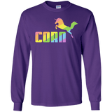 T-Shirts Purple / S Corn Men's Long Sleeve T-Shirt